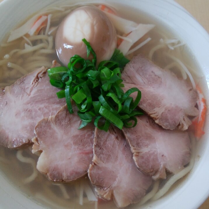 【貝風味】貝とカニカマの塩ラーメン